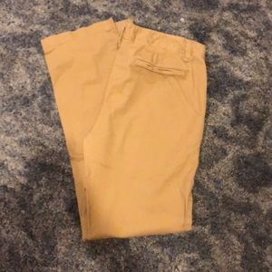 UrbanPipeline flat front slim straight 34/32 khaki